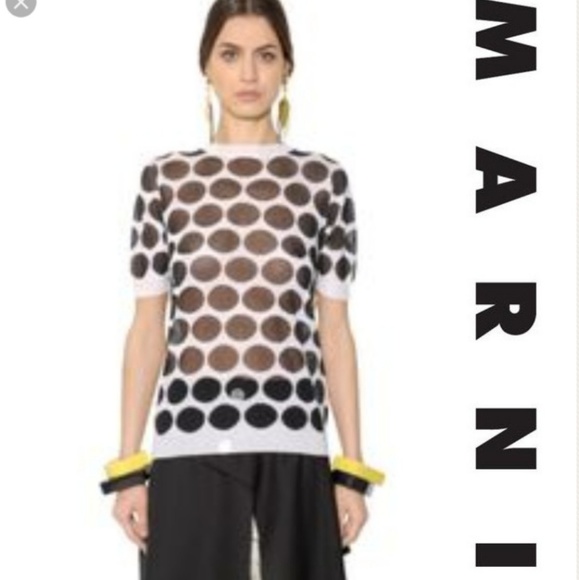 Marni Tops - $1,640 Marni circle Macrame top *READ DESCRIPTION*